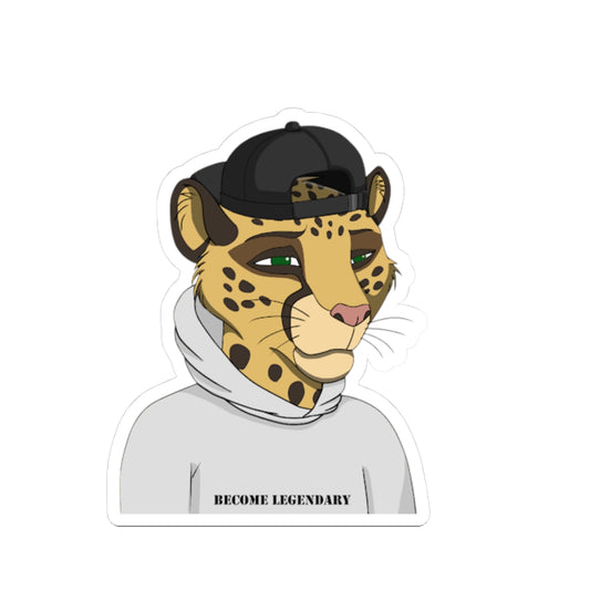 Become Legendary Leopard Stickers